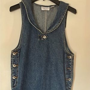 Denim ankle height dress. Super cute for spring/summer